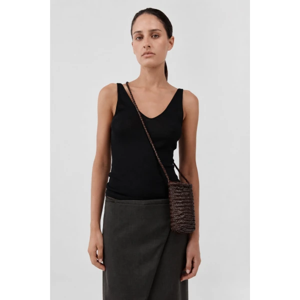 St. Agni Bagu Sling Bag in Chocolate, view 4