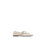 St. Agni Ballerina Flat in Off White