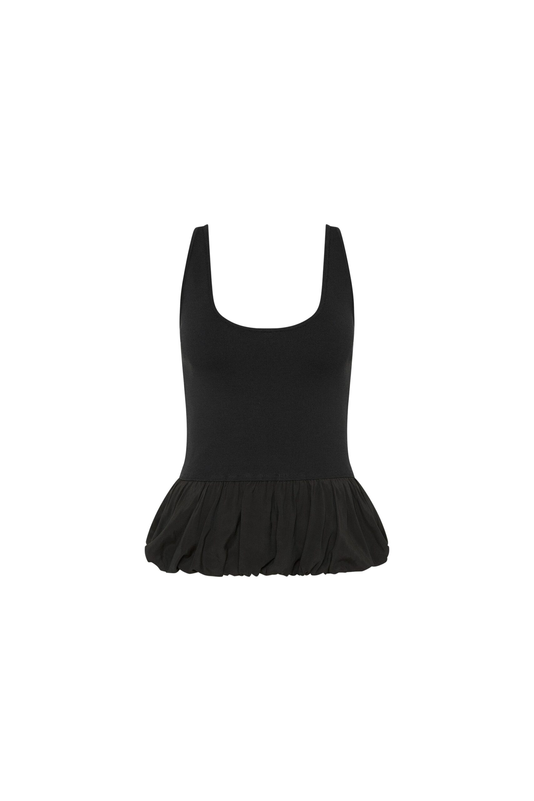 St. Agni Balloon Ballet Top in Magnet | Tops | Coveti St. Agni Balloon Ballet Top in Magnet