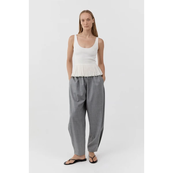 St. Agni Balloon Ballet Top in Talco, view 2