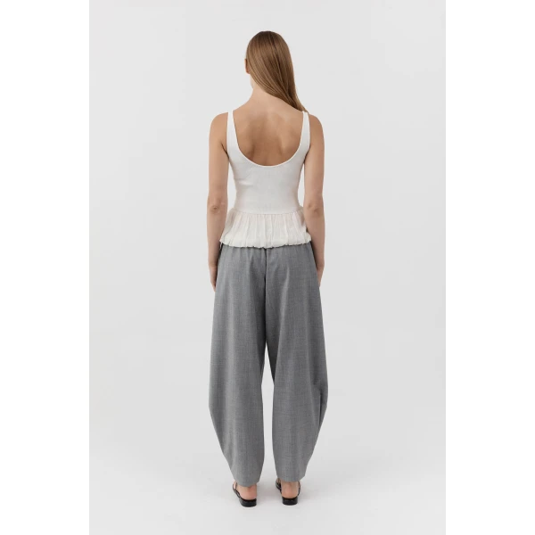 St. Agni Balloon Ballet Top in Talco, view 5
