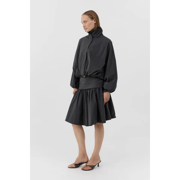 St. Agni Balloon Jacket in Magnet, view 4