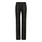 St. Agni Brushed Leather Pants in Black