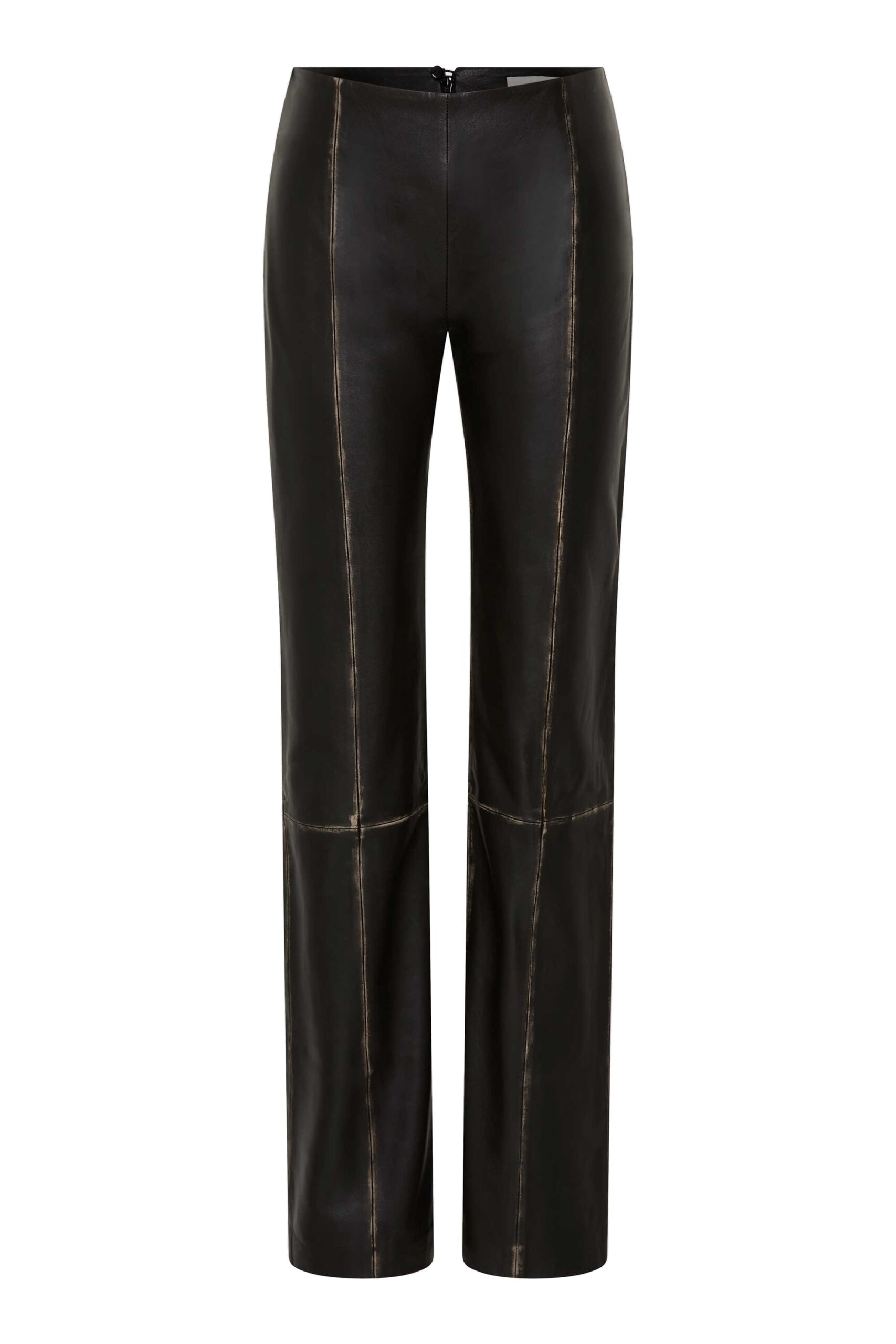 St. Agni Brushed Leather Pants in Black | Pants | Coveti St. Agni Brushed Leather Pants in Black