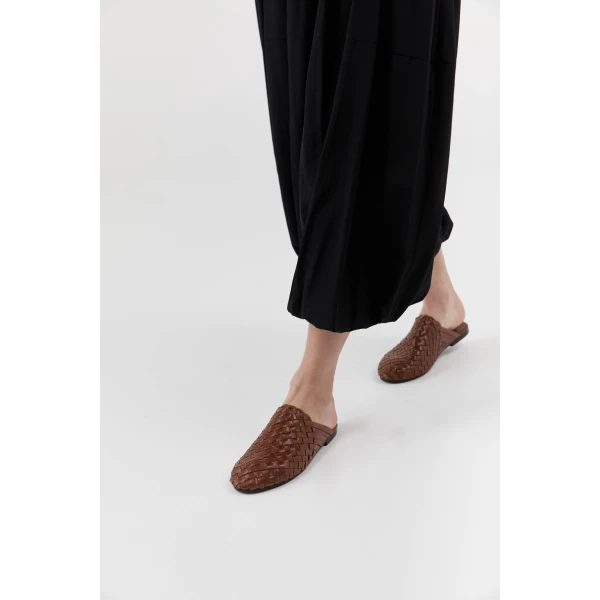 St. Agni Bunto Woven Loafer in Chestnut, view 6