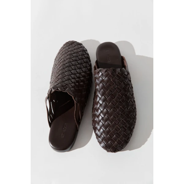 St. Agni Bunto Woven Loafer in Chocolate, view 5