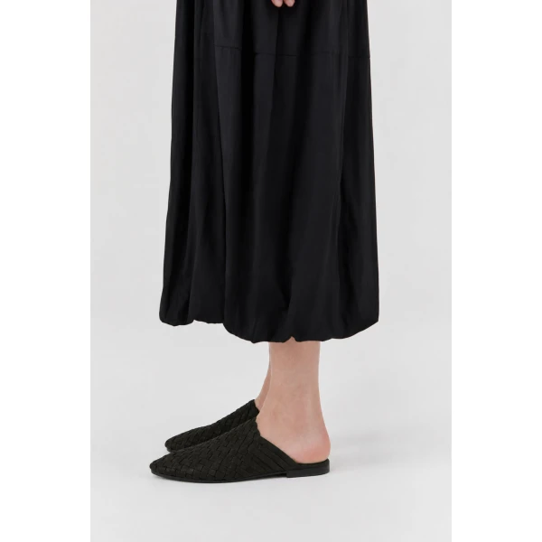 St. Agni Bunto Woven Loafer in Ganache Suede, view 2
