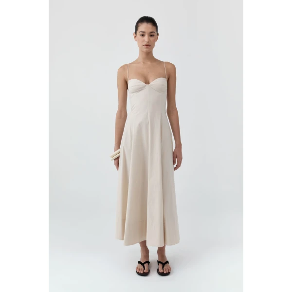 St. Agni Cami Dress in Porcelain, view 2