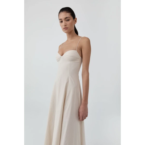 St. Agni Cami Dress in Porcelain, view 3