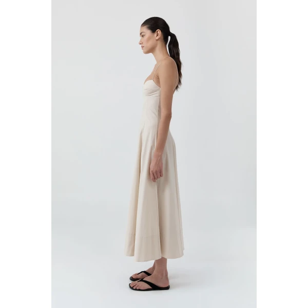 St. Agni Cami Dress in Porcelain, view 4