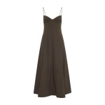 St. Agni Cami Dress in Wood