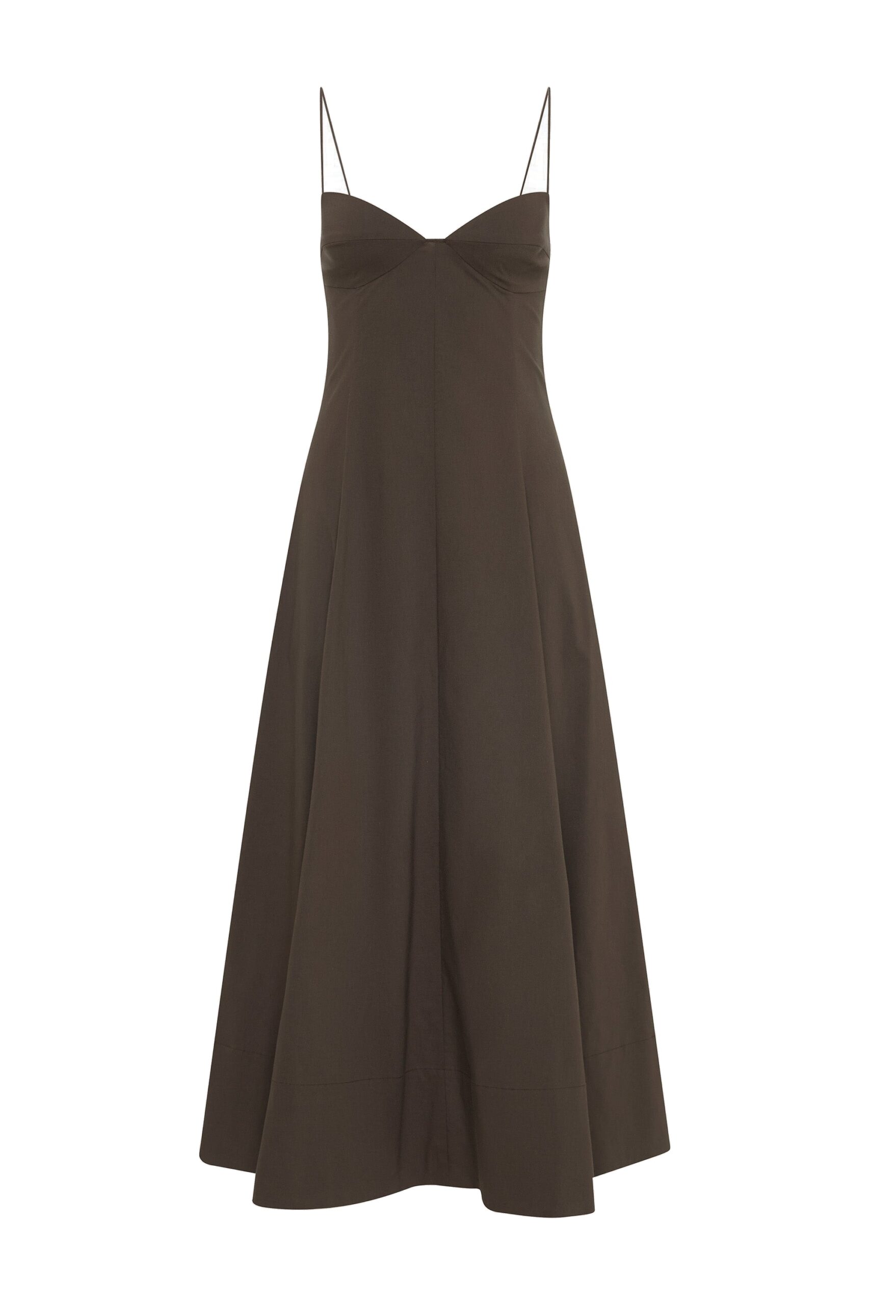 St. Agni Cami Dress in Wood | Dresses | Coveti St. Agni Cami Dress in Wood