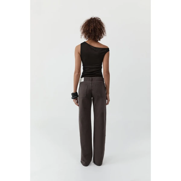 St. Agni Canvas 90s Low Rise Jeans in Ash, view 5