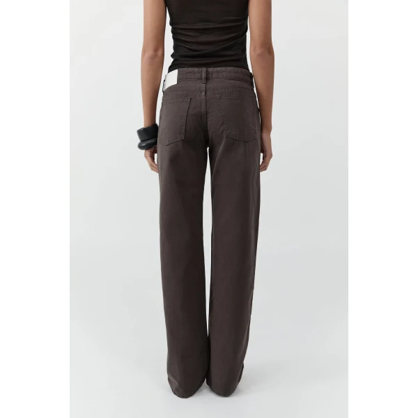 St. Agni Canvas 90s Low Rise Jeans in Ash, view 6
