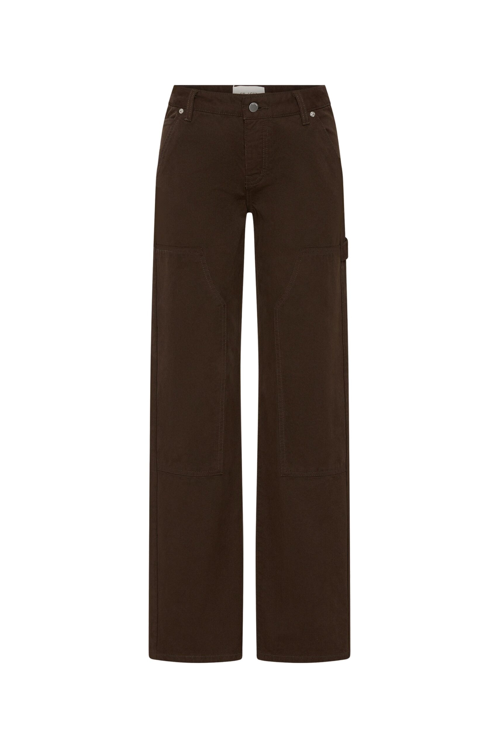 St. Agni Canvas Carpenter Jeans in Bark | Pants | Coveti St. Agni Canvas Carpenter Jeans in Bark