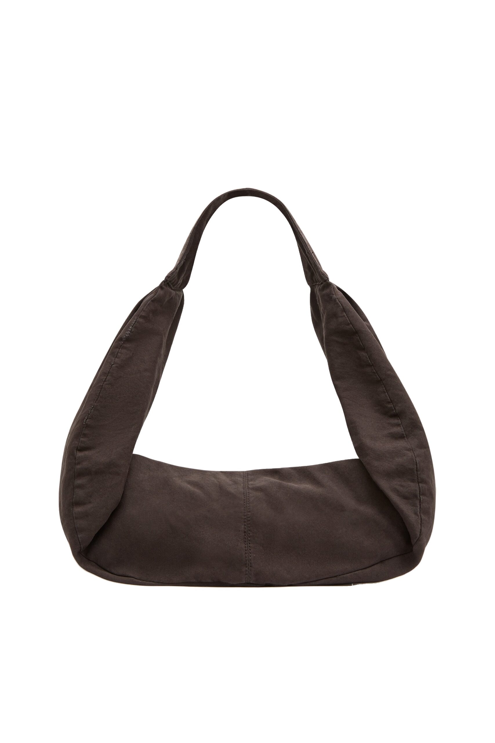 St. Agni Canvas Large Crossbody Bag in Ash | Shoulder Bags | Coveti St. Agni Canvas Large Crossbody Bag in Ash