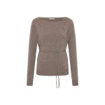 St. Agni Cashmere Asymm Cardigan in Vapor