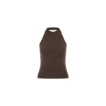 St. Agni Cashmere Halter Top in Elmwood