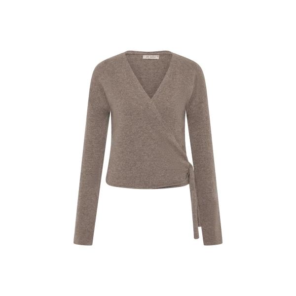 St. Agni Cashmere Wrap Cardigan in Vapor