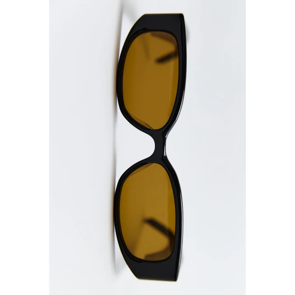 St. Agni Clasico Sunglasses in Black and Brown, view 4