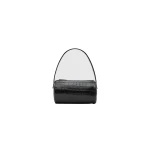 St. Agni Connolo Shoulder Bag in Croc Embossed Black