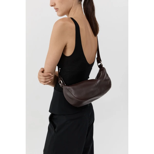 St. Agni Duet Bag in Coffee, view 4