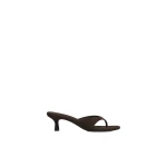 St. Agni Everyday Thong Heel 50 in Coffee Suede