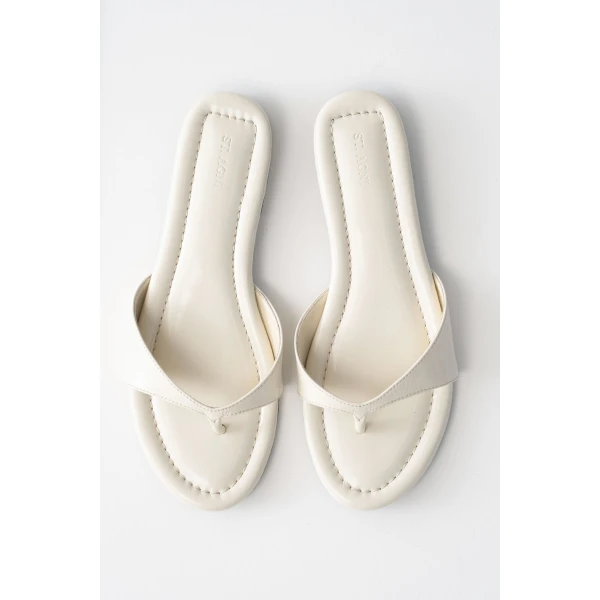 St. Agni Everyday Thong in Parchment, view 5