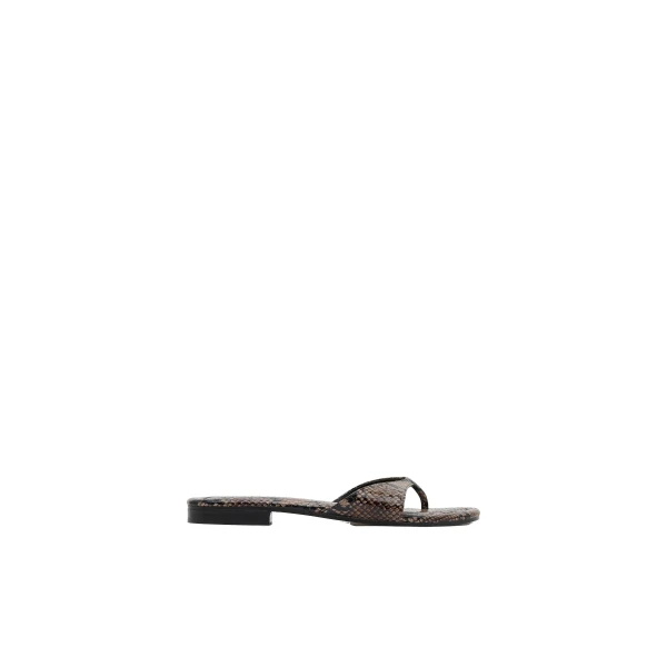 St. Agni Everyday Thong in Python Embossed
