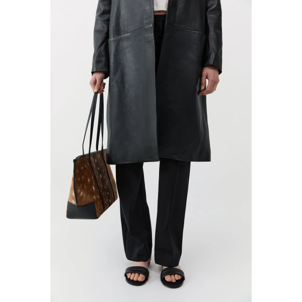 St. Agni Fawn Bateau Tote in Almond, view 3