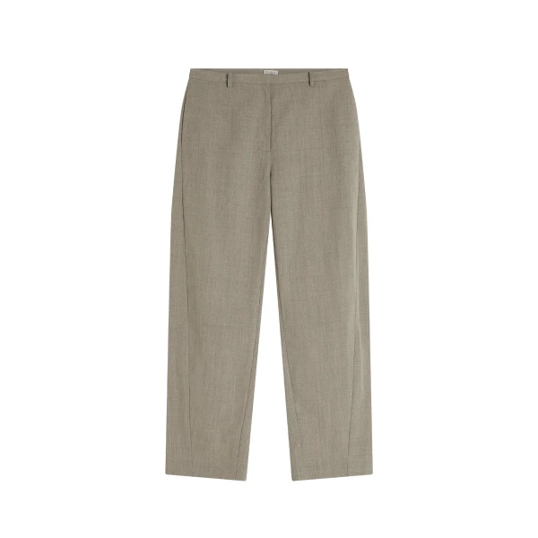 Fine Band Balloon Pants in Pebble Melange