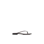 St. Agni Fine Flip Flop in Croc Embossed Coffee