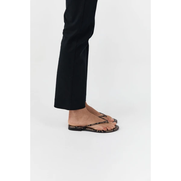 St. Agni Fine Flip Flop in Python Embossed, view 2