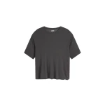 St. Agni Fine Jersey Relaxed Tee in Soot