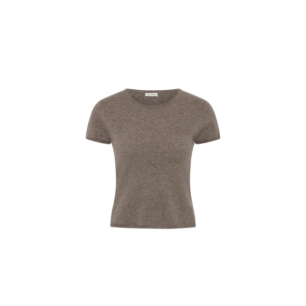 Fine Merino Wool Baby Tee in Vapor
