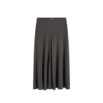 St. Agni Fluid Jersey Skirt in Soot
