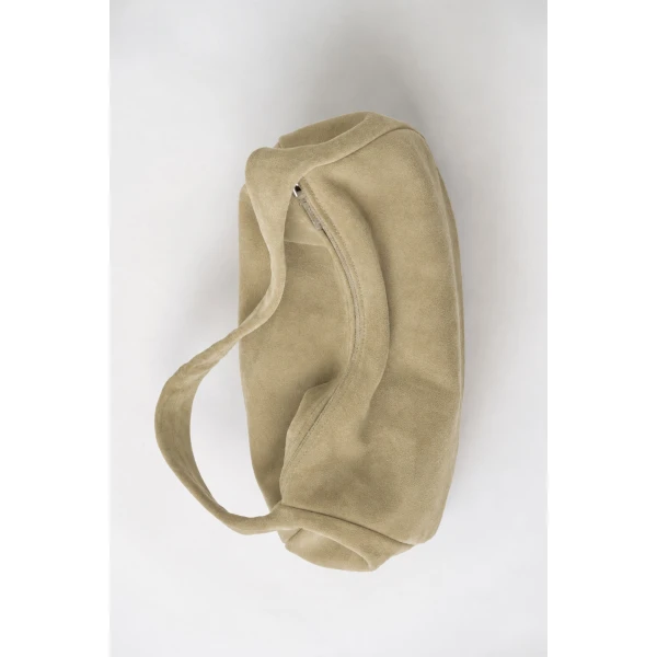 St. Agni Grande Bon Bon Bag in Rock Suede, view 4