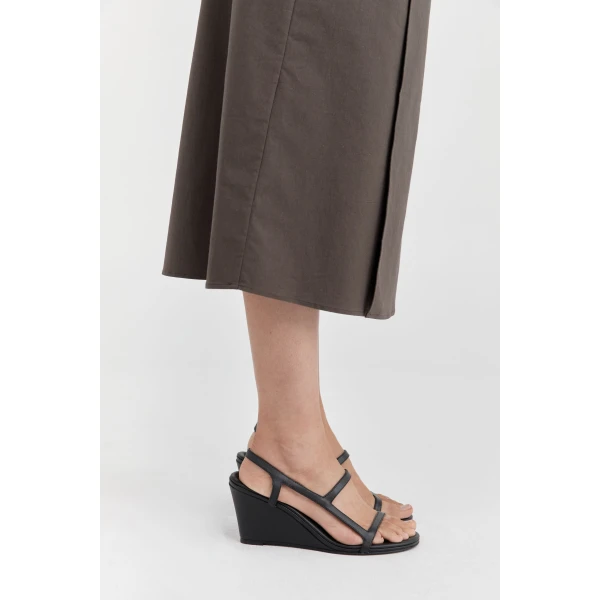 St. Agni High Wedge in Black, view 3