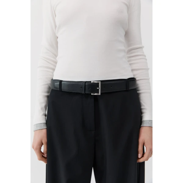 St. Agni Homme Belt in Black, view 3