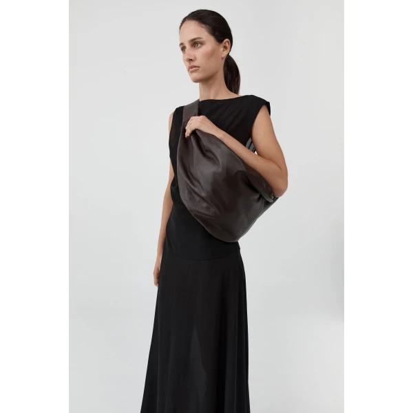 St. Agni Large Crossbody Bag in Coffee, view 3