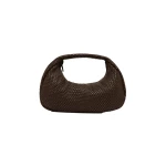 St. Agni Lattice Weave Bon Bon Bag in Coffee