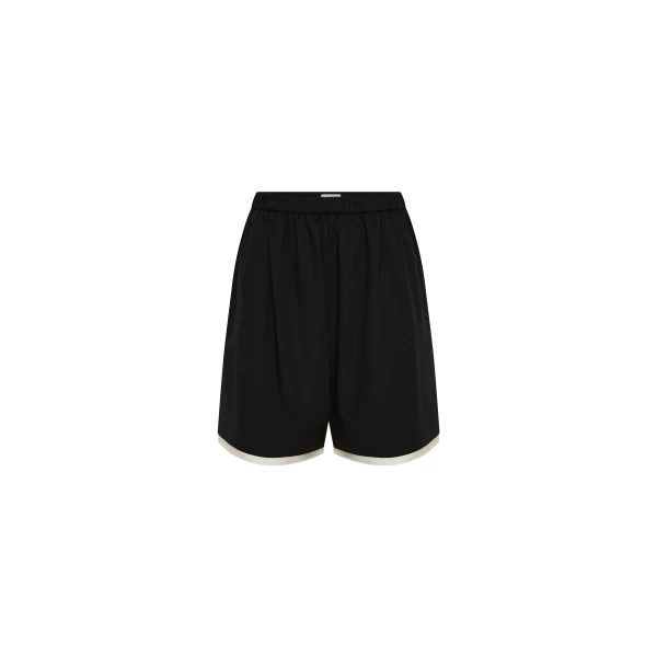 St. Agni Layered Bermuda Shorts in Black