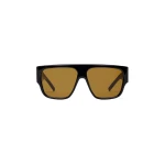 St. Agni Linea Oversized Sunglasses in Black and Brown