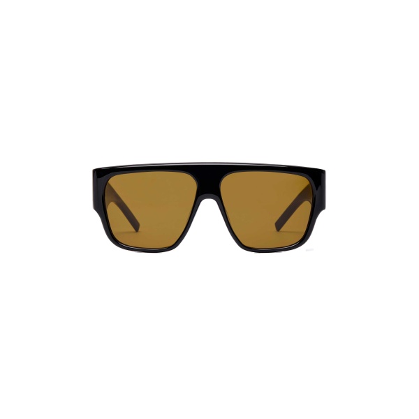 Linea Oversized Sunglasses in Black and Brown