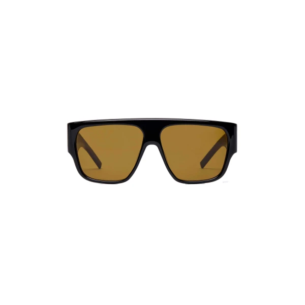 Linea Oversized Sunglasses in Black and Brown