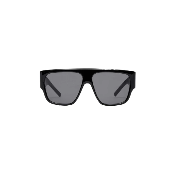 Linea Oversized Sunglasses in Black and Grey