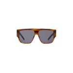 St. Agni Linea Oversized Sunglasses in Tortoiseshell and Grey