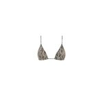 St. Agni Longline Triangle Bikini Top in Python