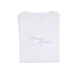 St. Agni Material Dialogue Tee in White