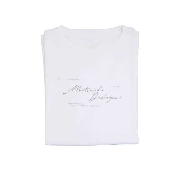 Material Dialogue Tee in White